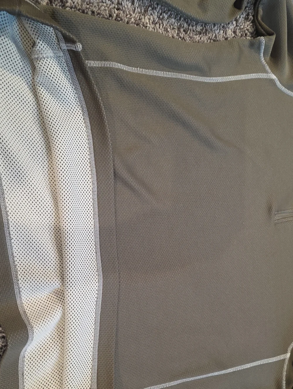 Nike Golf Olive Khaki Therma-fit Quarter-Zip Size Large